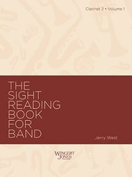 The Sight-Reading Book for Band, Vol. 1 Clarinet 2 band method book cover